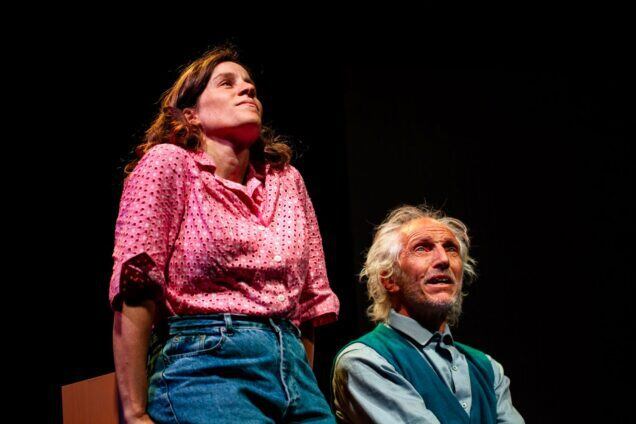 Ana Scannapieco junto a Boy Olmi en "La Heladería"