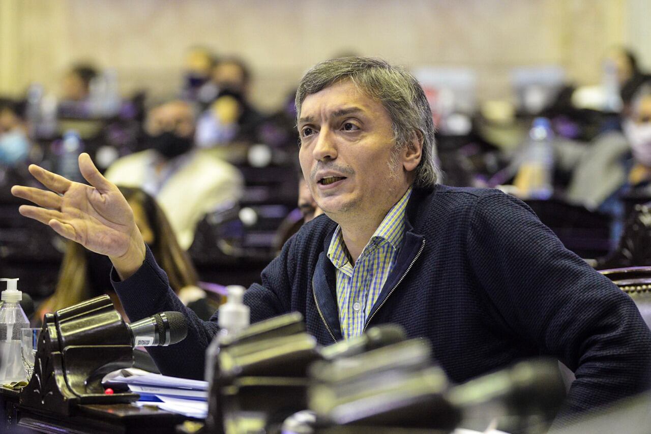 Máximo Kirchner habló en la Cámara de Diputados de la negociación con el FMI y los laboratorios