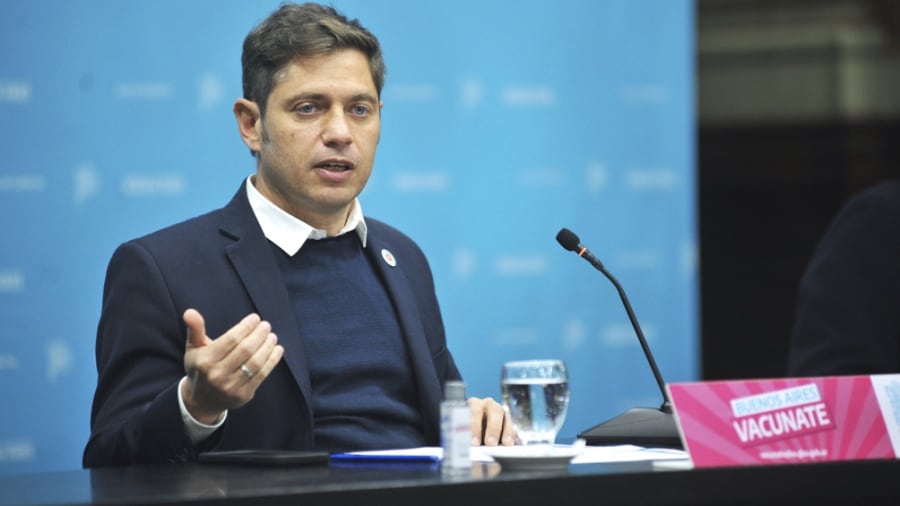 Axel Kicillof anunció la segunda dosis de refuerzo libre en la Provincia. Imagen: Télam.
