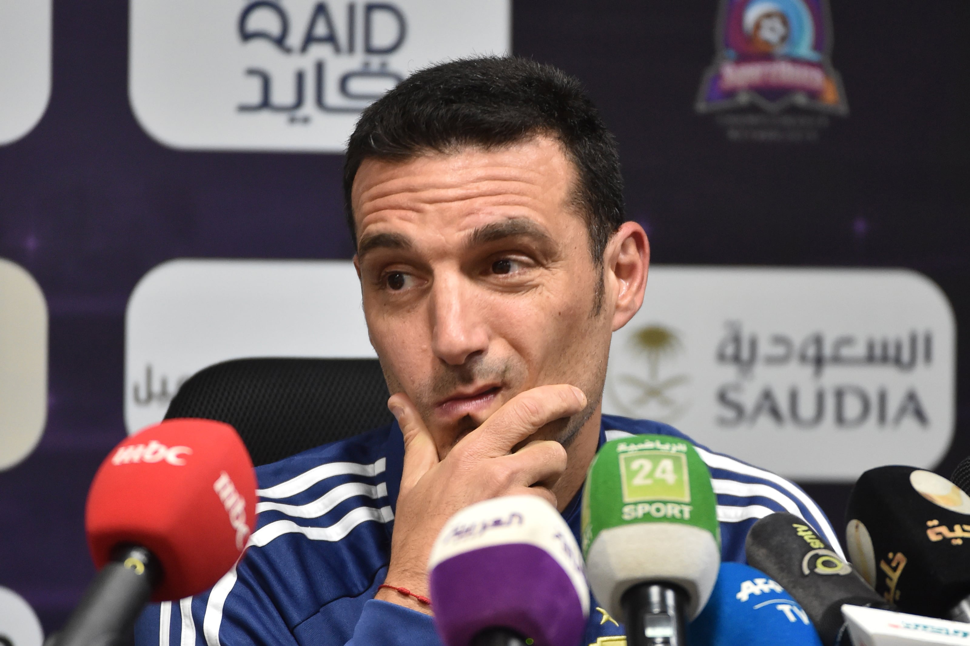 Lionel Scaloni, DT de la Selección Argentina.
