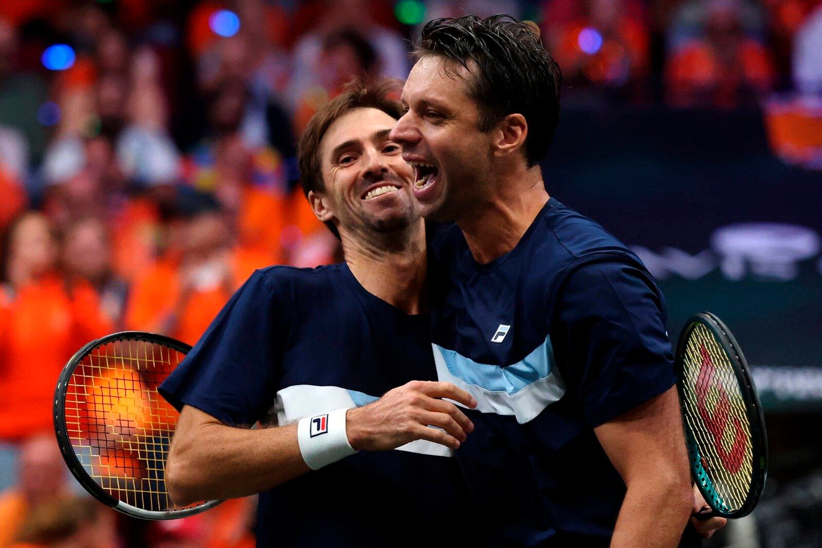 Molteni y Zeballos celebran el gran triunfo que consiguieron en Países Bajos