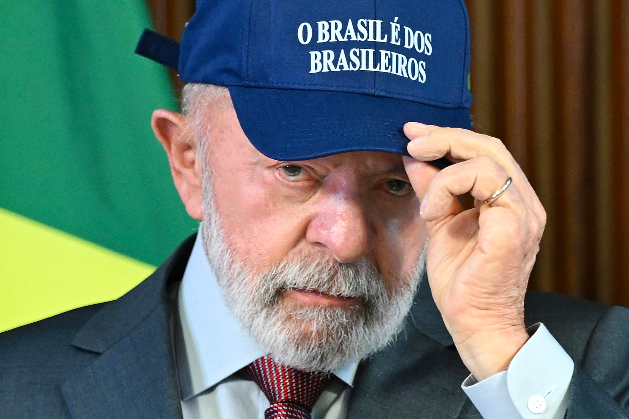 Lula da Silva, presidente de Brasil.