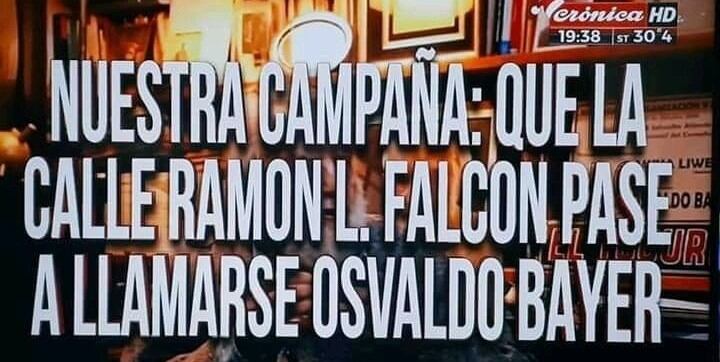 Un canal de noticias también se sumó al pedido de las redes.
