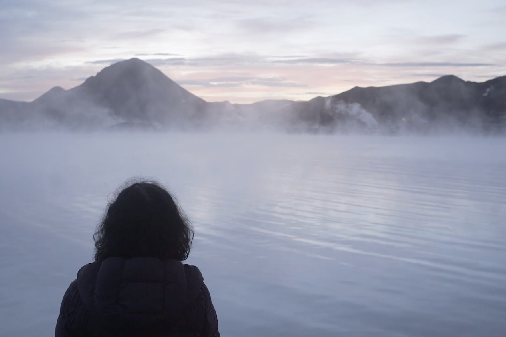 Adriana Lestido en los confines del mundo, preparando su film "Errante".