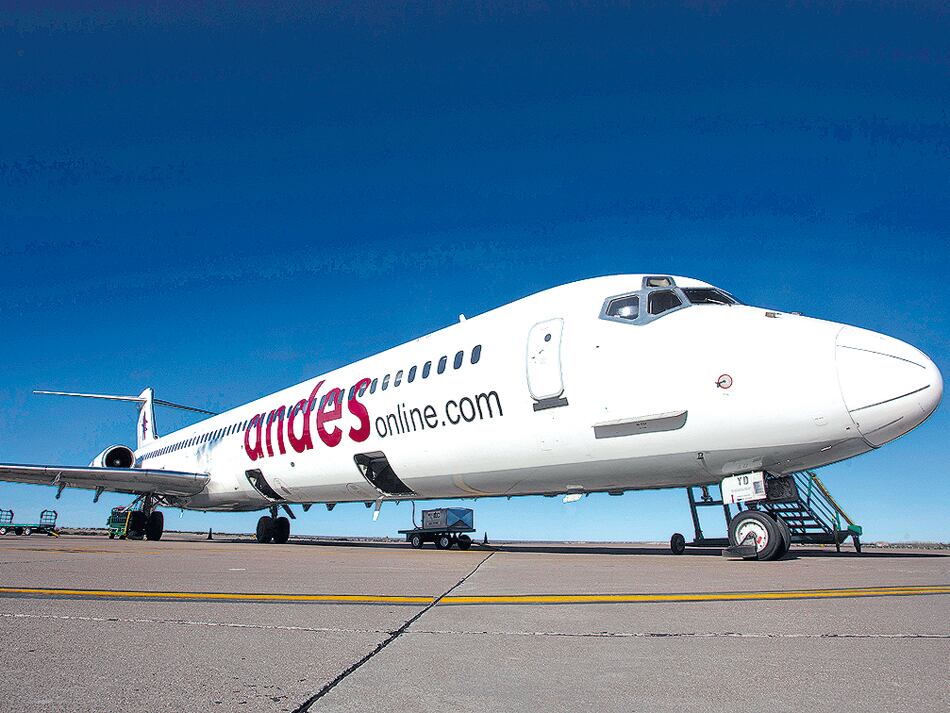 Andes Líneas Aéreas es la única de las compañías autorizadas que ya opera vuelos.