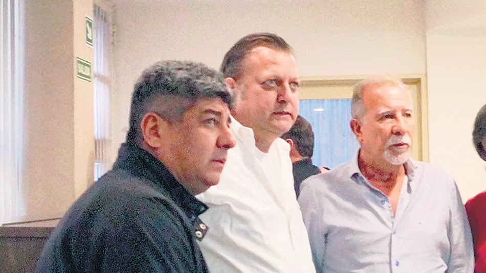 Pablo Moyano, Pablo Biró y Omar Plaini, miembros del Grupo Lezica.