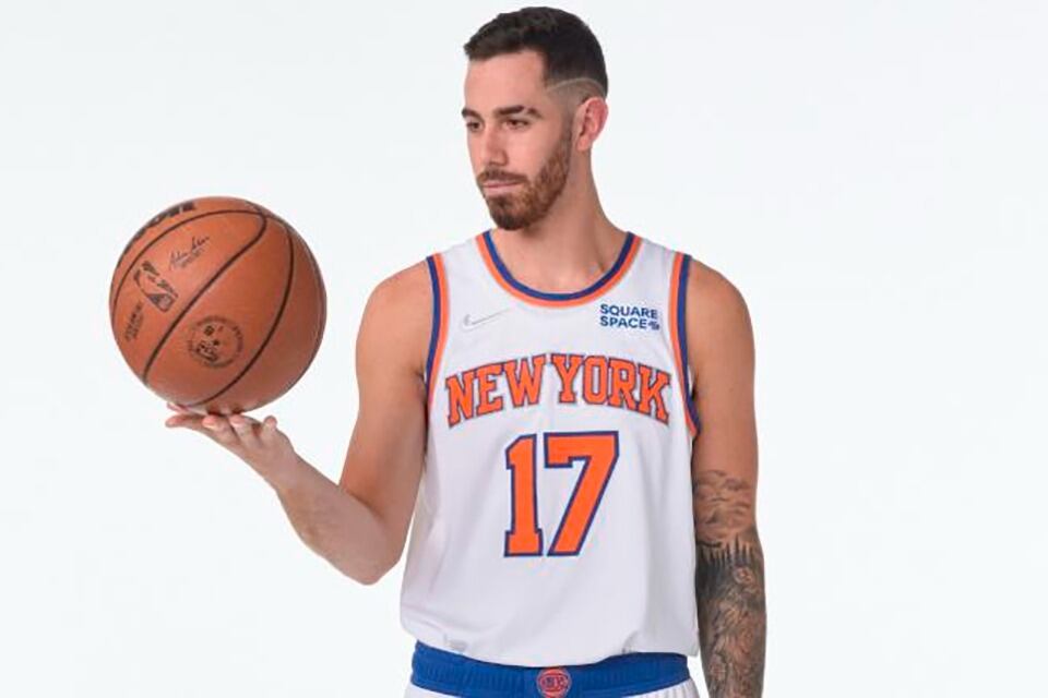 Vildoza, con la casaca de los New York Knicks