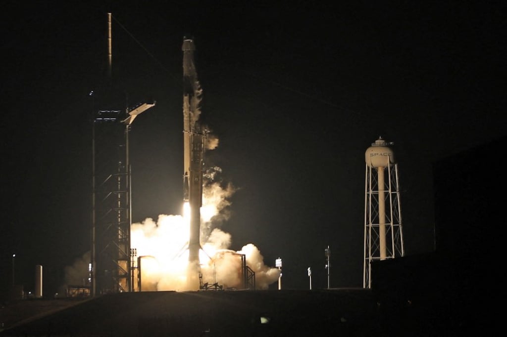 La misión Crew-6 despegó con éxito en la madrugada del jueves y el lanzamiento se pudo ver por retransmisión en directo. (Foto: AFP)