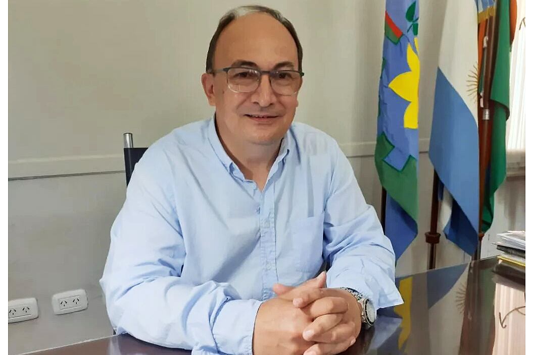 José Luis Salomón, intendente de Saladillo. 