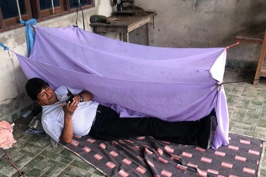 Cómo pasó Evo Morales su primera noche fuera de la presidencia.