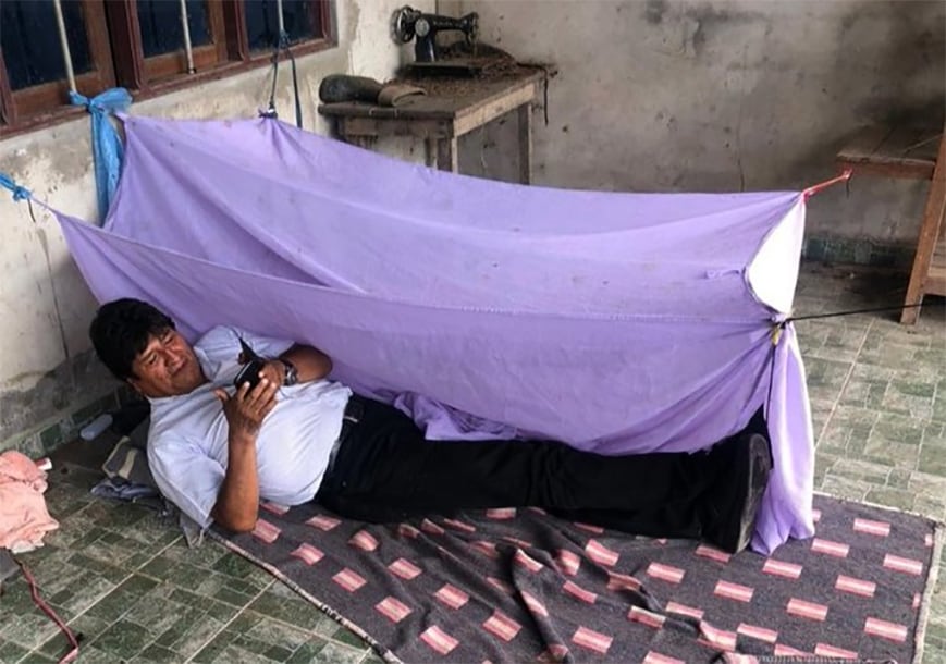 Cómo pasó Evo Morales su primera noche fuera de la presidencia.