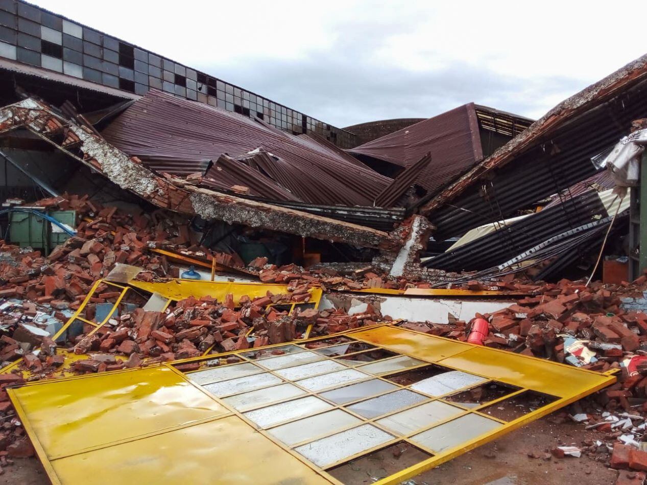 La tormenta ya pasó por la Pampa y el sur de Córdoba donde provocó varios destrozos y dejó zonas anegadas.