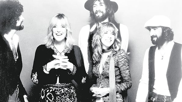 Fleetwood Mac en la época de Rumours, un disco genial grabado en medio de peleas constantes.