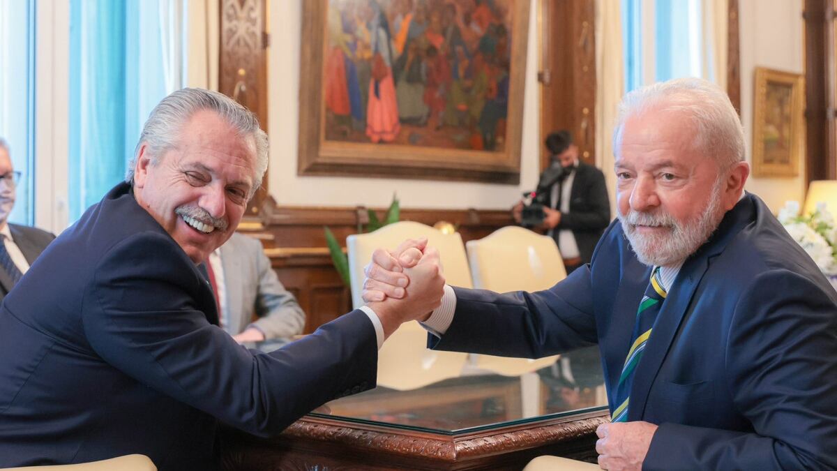 Alberto Fernández y Lula Da Silva firmarán una "acuerdo estratégico" para la creación de una moneda común entre Argentina y Brasil. (Imagen: Télam)