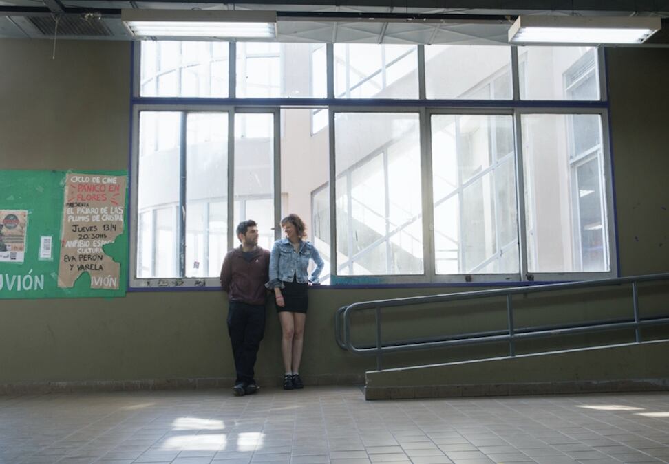 Benjamín Naishtat y María Alché fotografiados en Puan