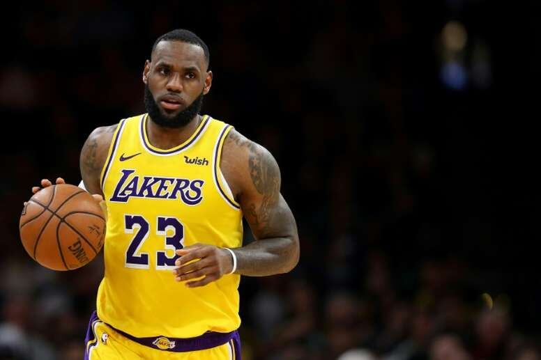 LeBron James, figura de los Lakers.