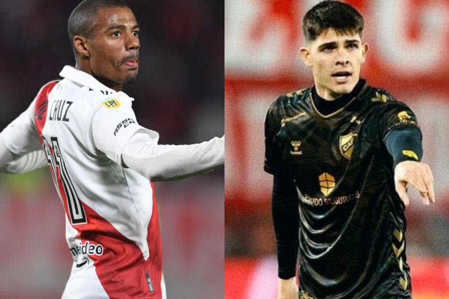 Nicolás de la Cruz y Vicente Taborda serán titulares en River y Platense respectivamente.
