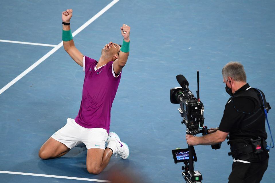 Con la conquista del Abierto de Australia, Rafa Nadal alcanzó el récord de 21 títulos de Grand Slam