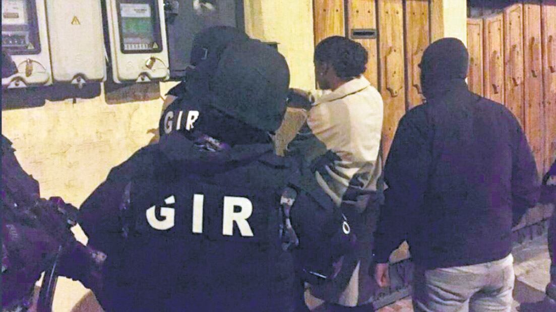 Captura de pantalla del allanamiento en el domicilio de Ramiro C.