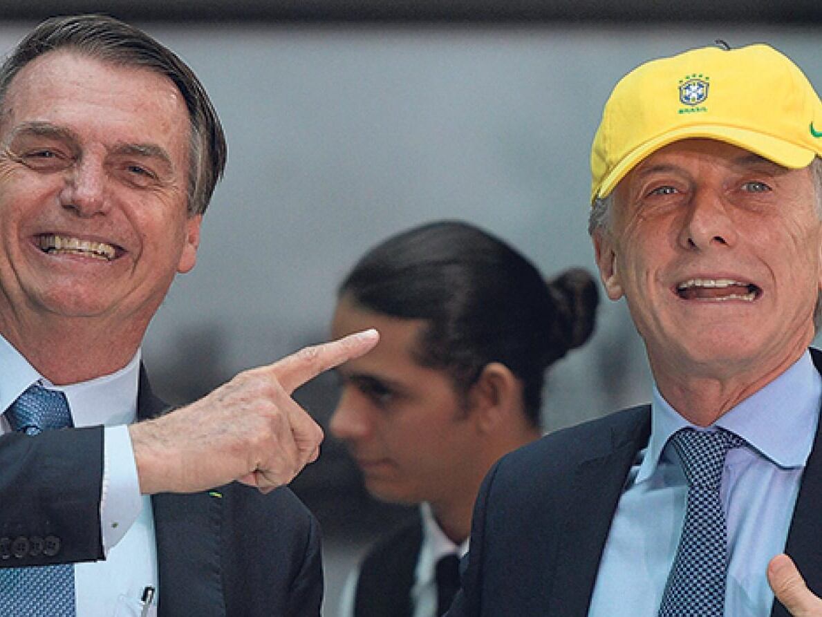Jair Bolsonaro y Mauricio Macri.