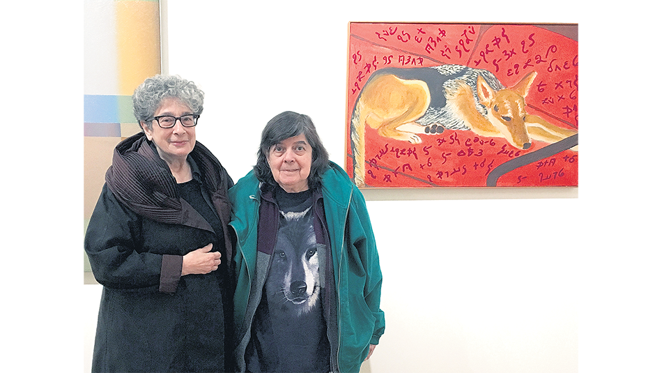 Flavia y Fran en la exposición Stonewall 50 en Leslie-Lohman Museum of Gay and Lesbian Art, NY, junio 2019.