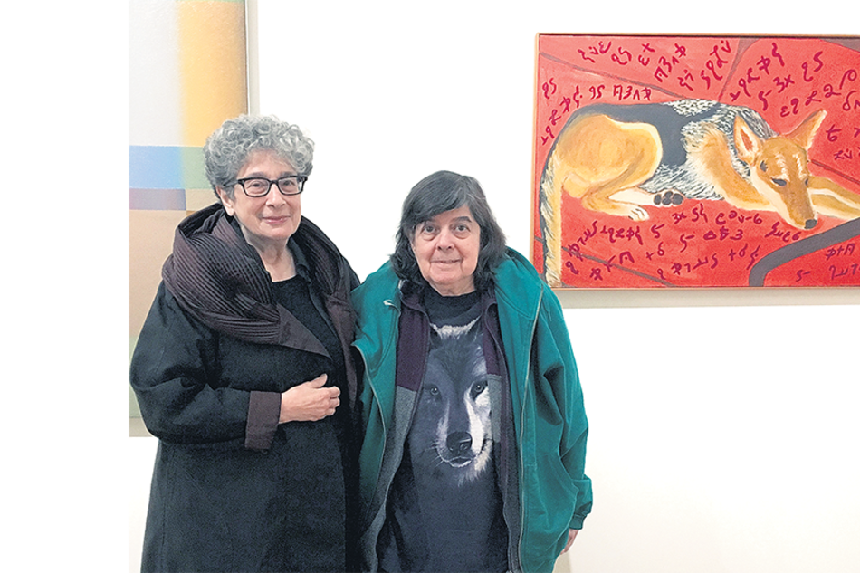 Flavia y Fran en la exposición Stonewall 50 en Leslie-Lohman Museum of Gay and Lesbian Art, NY, junio 2019.