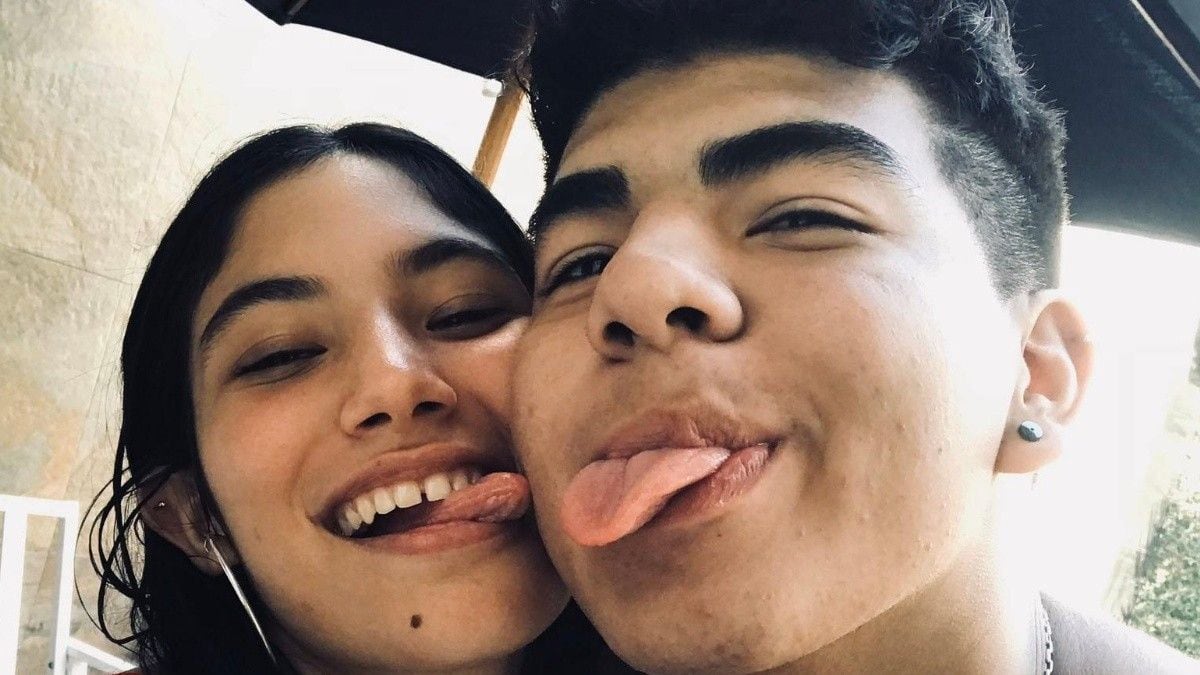 Fernando Baez Sosa junto a Julieta Rossi, su novia. (Foto: Télam)