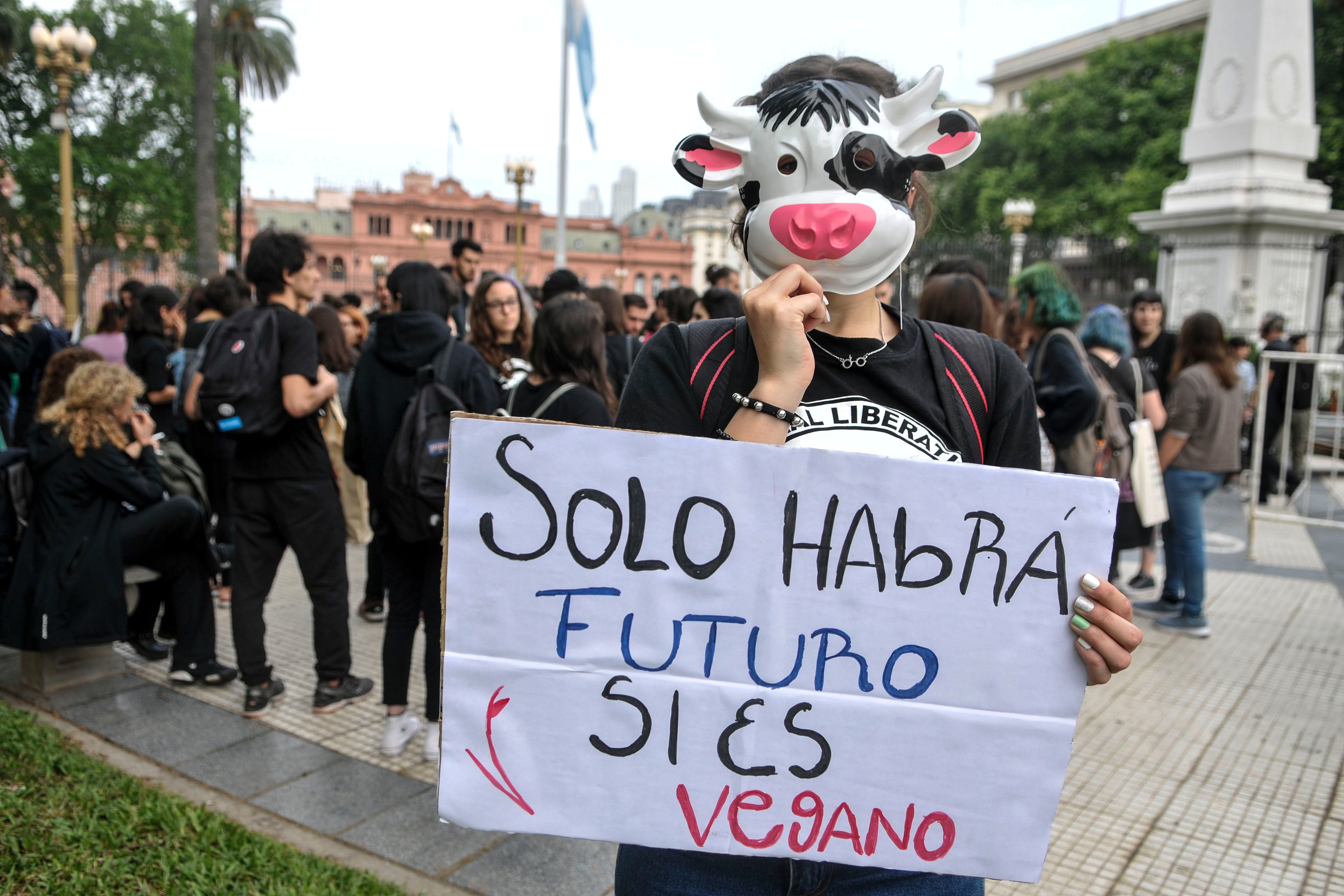 Disfraces, pancartas y mucha actitud para defender a los animales.