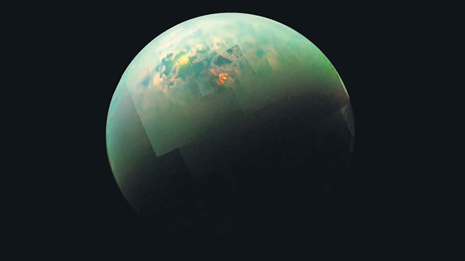 La luna de Titán, la más grande de Saturno, tiene la mayor fuente de hidrocarburos del sistema solar.