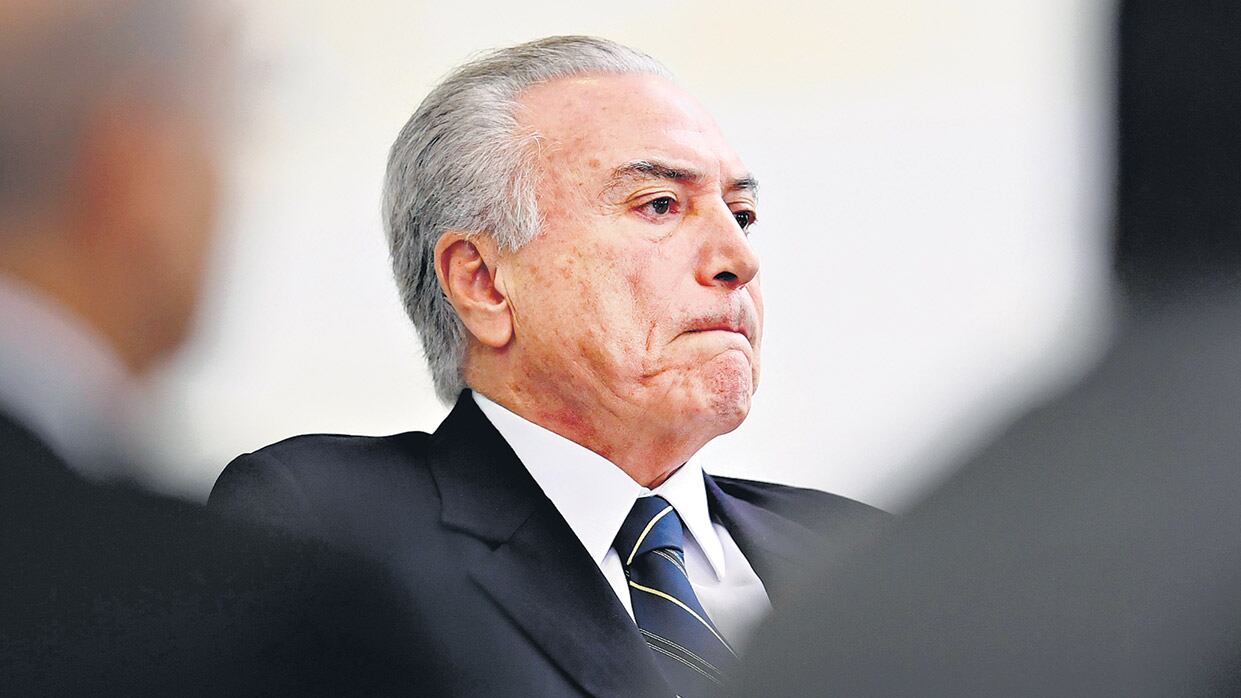 “Temer actuó como líder de la organización criminal desde mayo del 2016”, señaló la fiscalía.