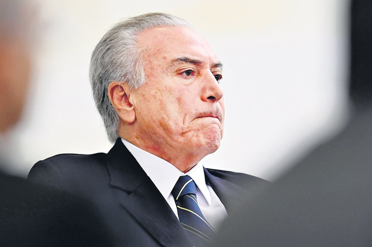 “Temer actuó como líder de la organización criminal desde mayo del 2016”, señaló la fiscalía.