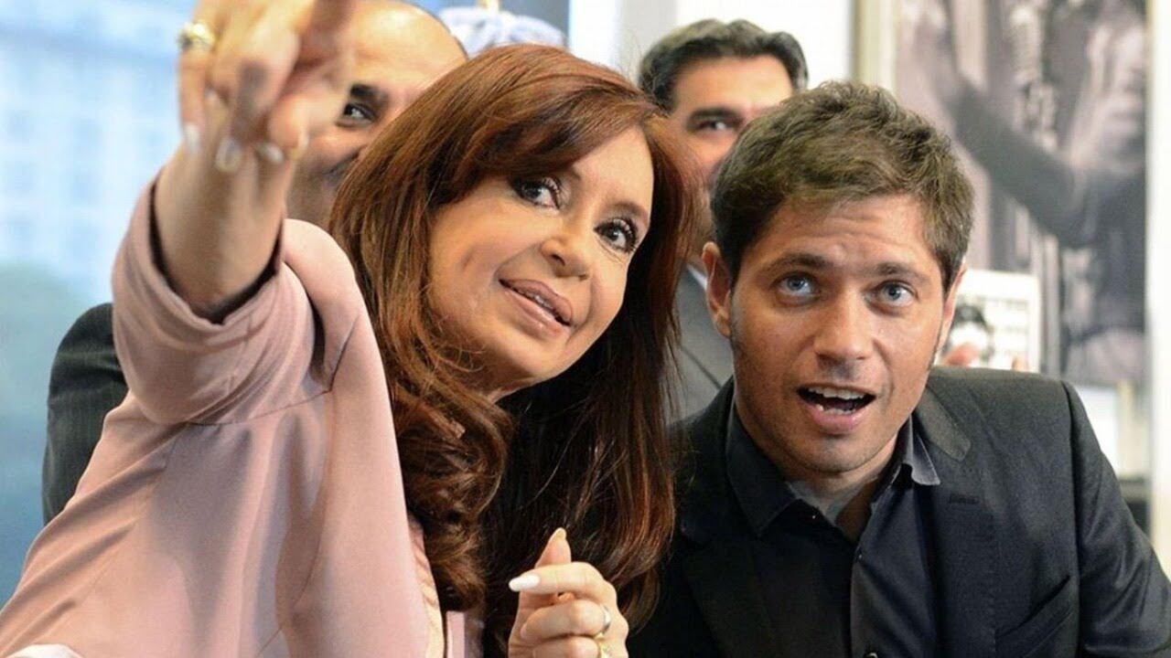 Cristina Kirchner y Axel Kicillof.
