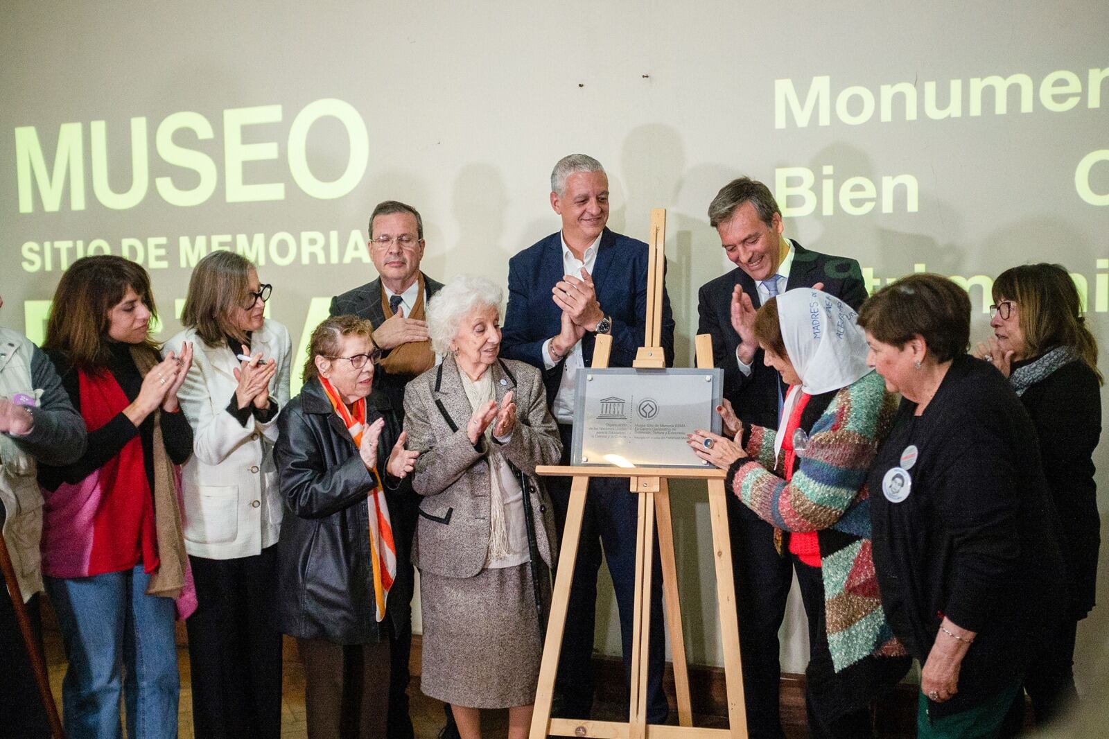"Este lugar está cada vez más protegido", dijo Estela de Carlotto.