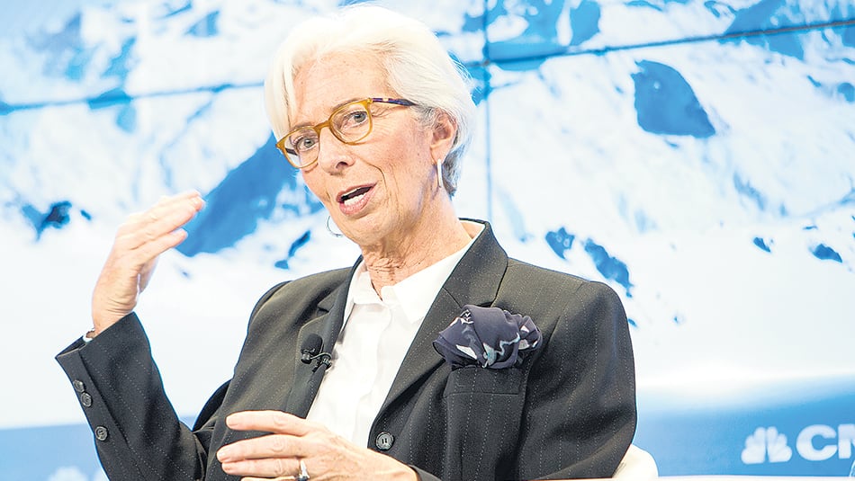 Christine Lagarde, titular del FMI. Los escenarios pesimistas de junio fueron superados por la realidad. Esta vez advierten sobre un probable colapso.