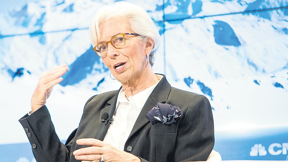 Christine Lagarde, titular del FMI. Los escenarios pesimistas de junio fueron superados por la realidad. Esta vez advierten sobre un probable colapso.