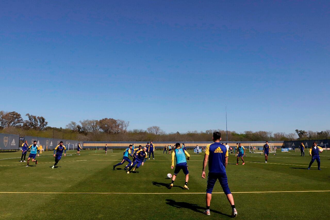 El plantel practicó en Ezeiza