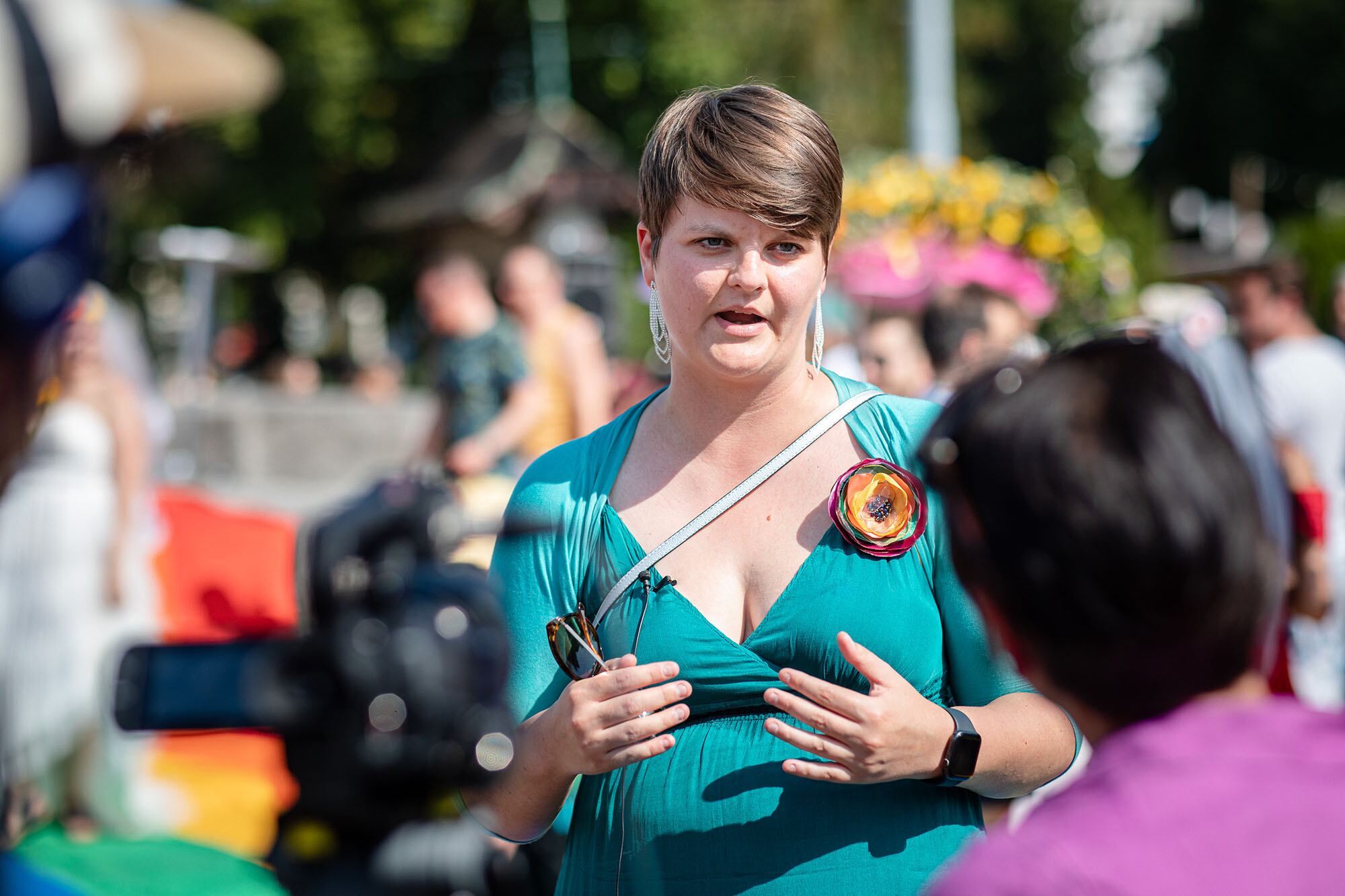 La activista Olga Baranova retratada por Patrick Frauchiger