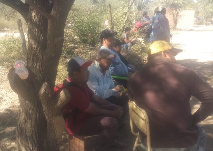 El control vecinal en el acceso a Misión La Paz 