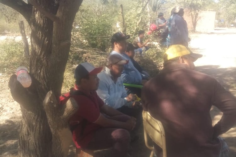 El control vecinal en el acceso a Misión La Paz