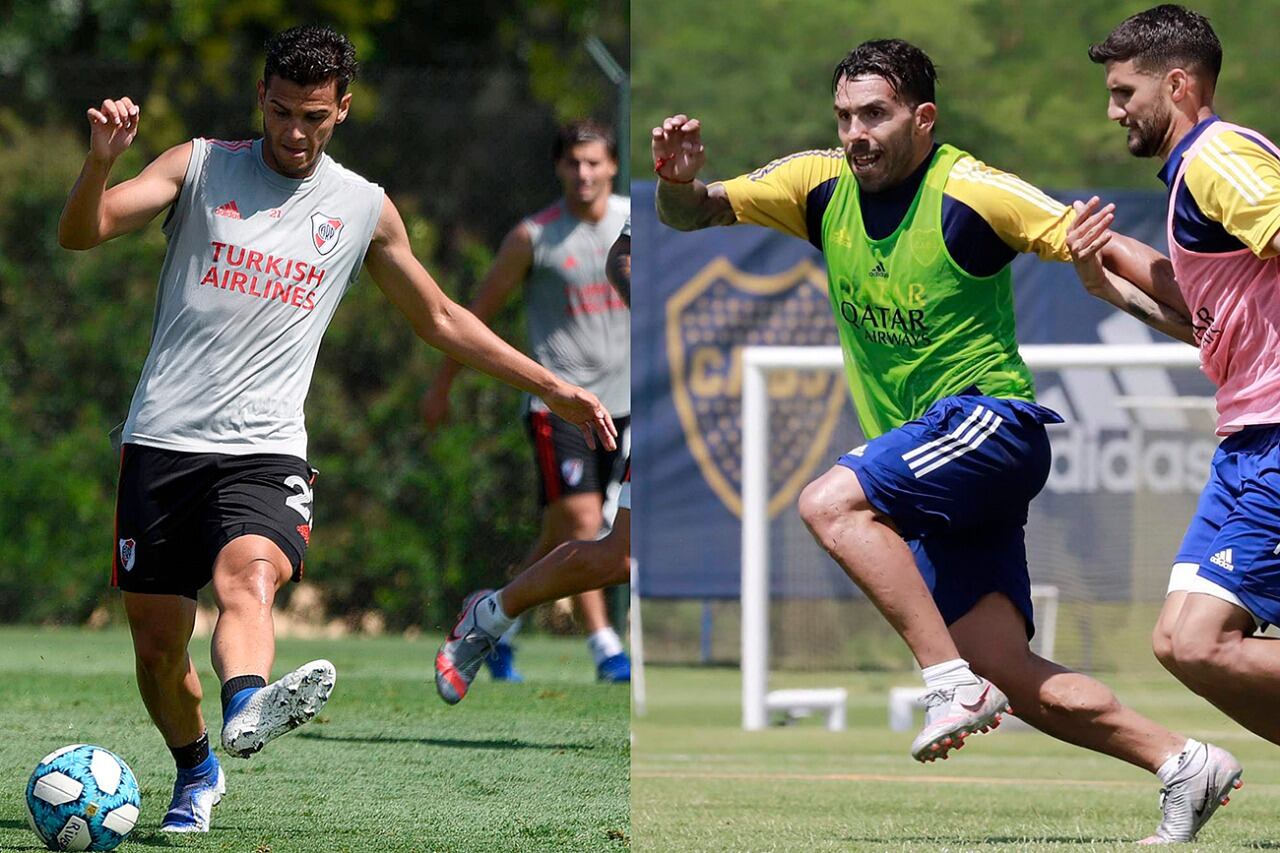 Los equipos se entrenaron bajo un intenso calor en Buenos Aires.