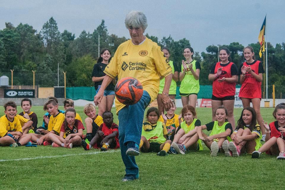 Elba Selva, una de las referentes del fútbol femenino nacional.
