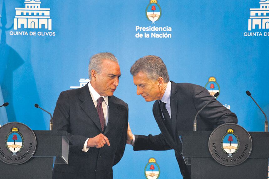 Macri fue uno de los primeros en reconocer al gobierno de Temer tras el golpe a Dilma Rousseff.