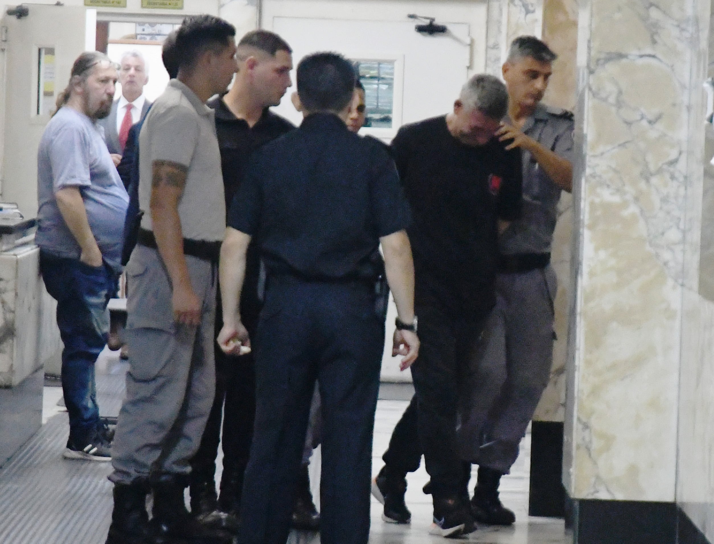 El exprofesor de educación física dijo a la prensa que era "inocente" (Foto: Télam).