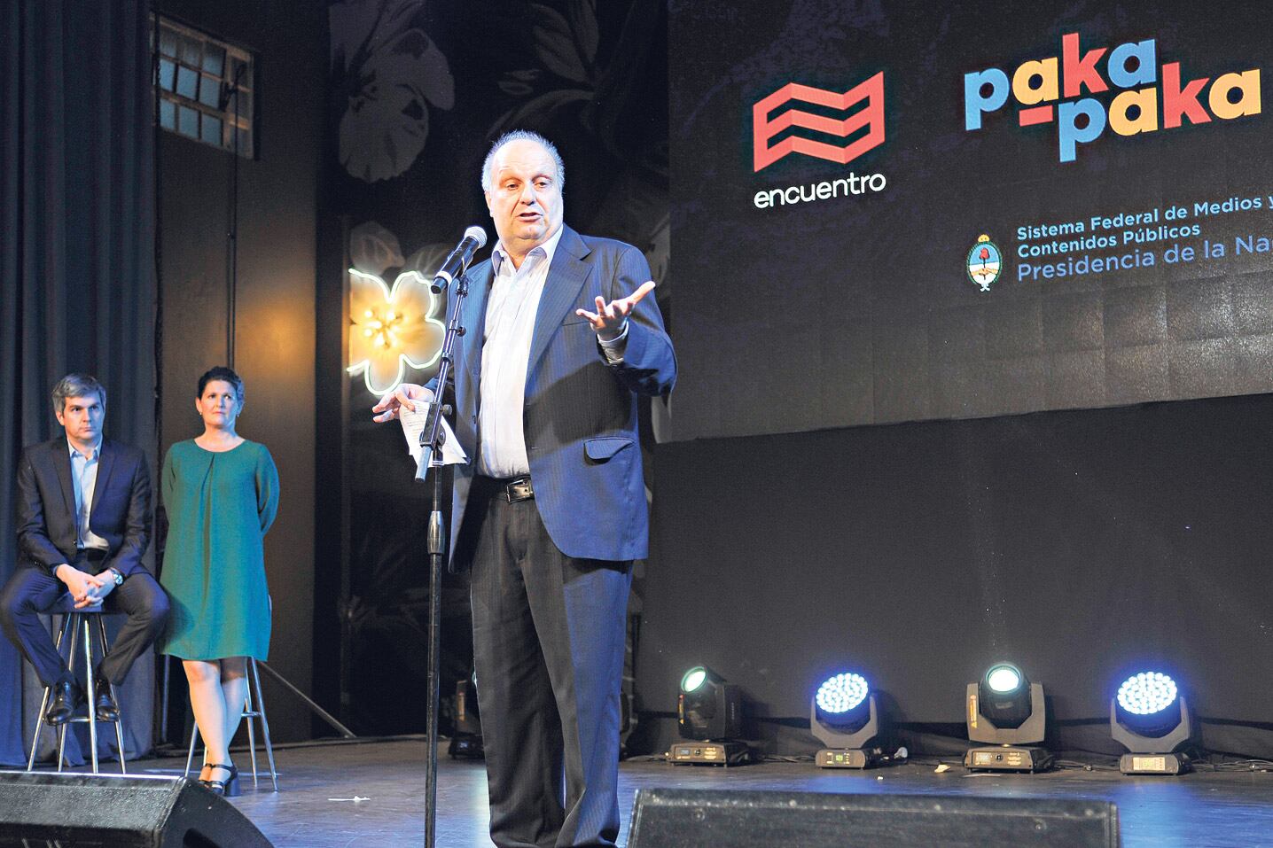 En la ceremonia se presentaron pocos programas nuevos de producción propia.