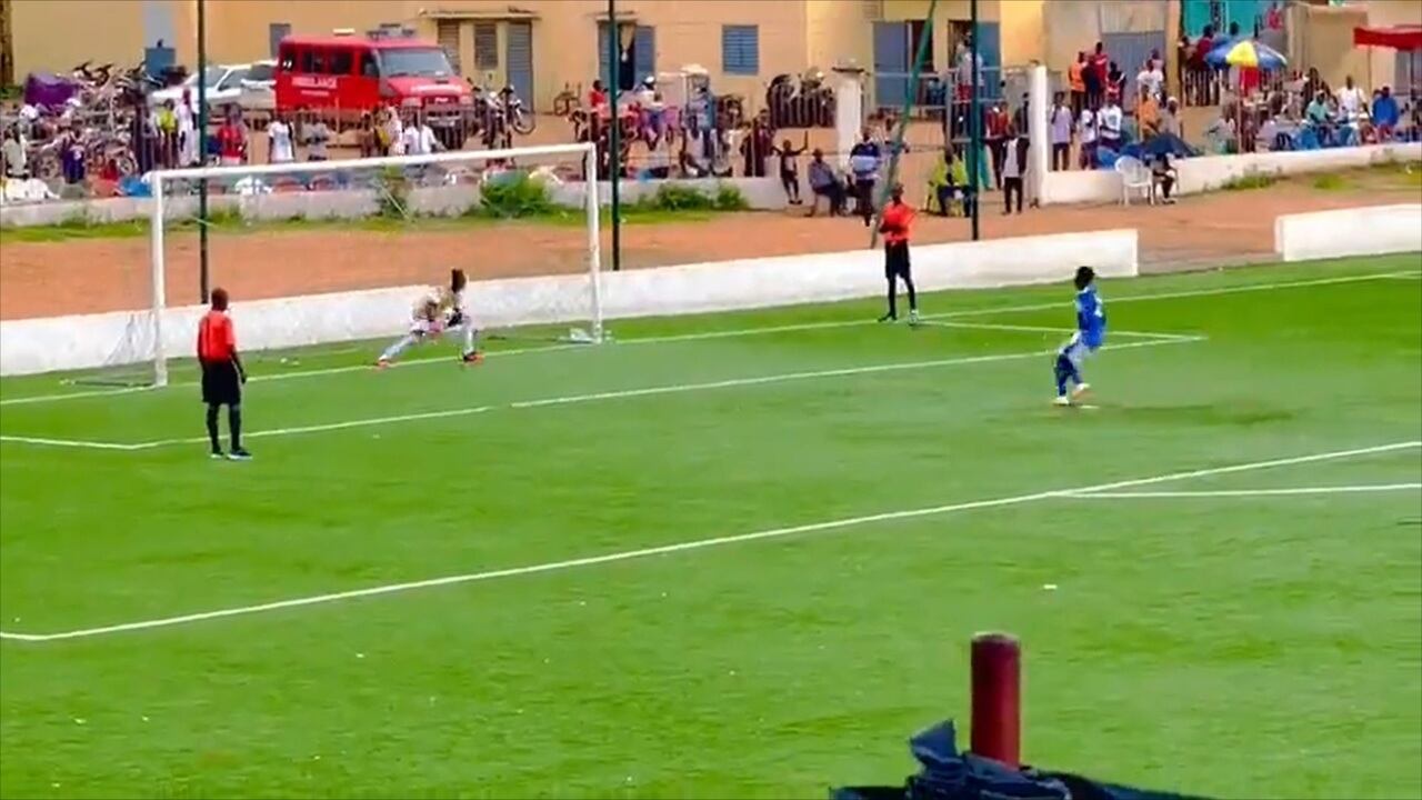 El momento del remate. 