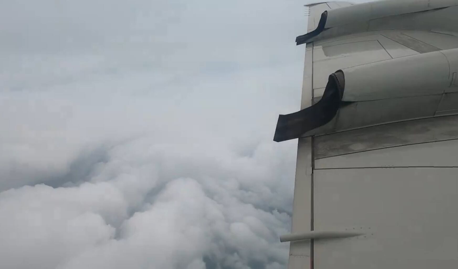 Escenas impresionantes en "el ojo del huracán". Imagen: @NOAA_HurrHunter.