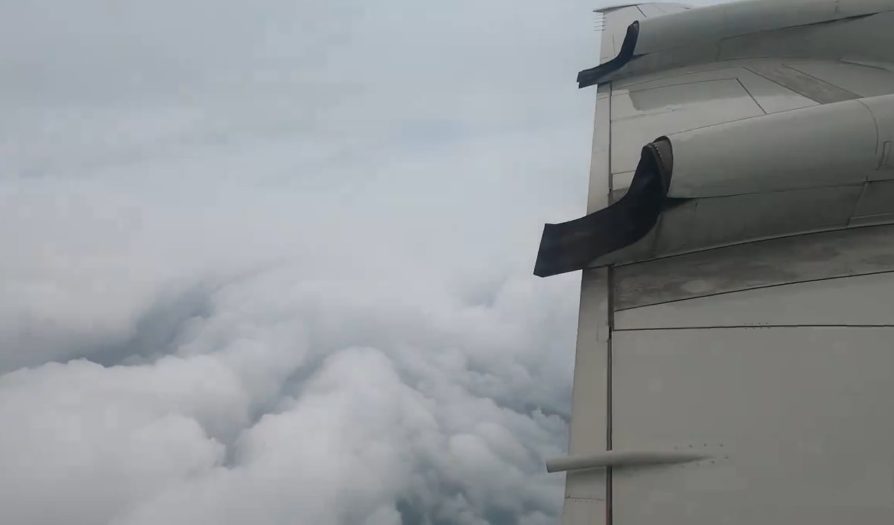 Escenas impresionantes en "el ojo del huracán". Imagen: @NOAA_HurrHunter.