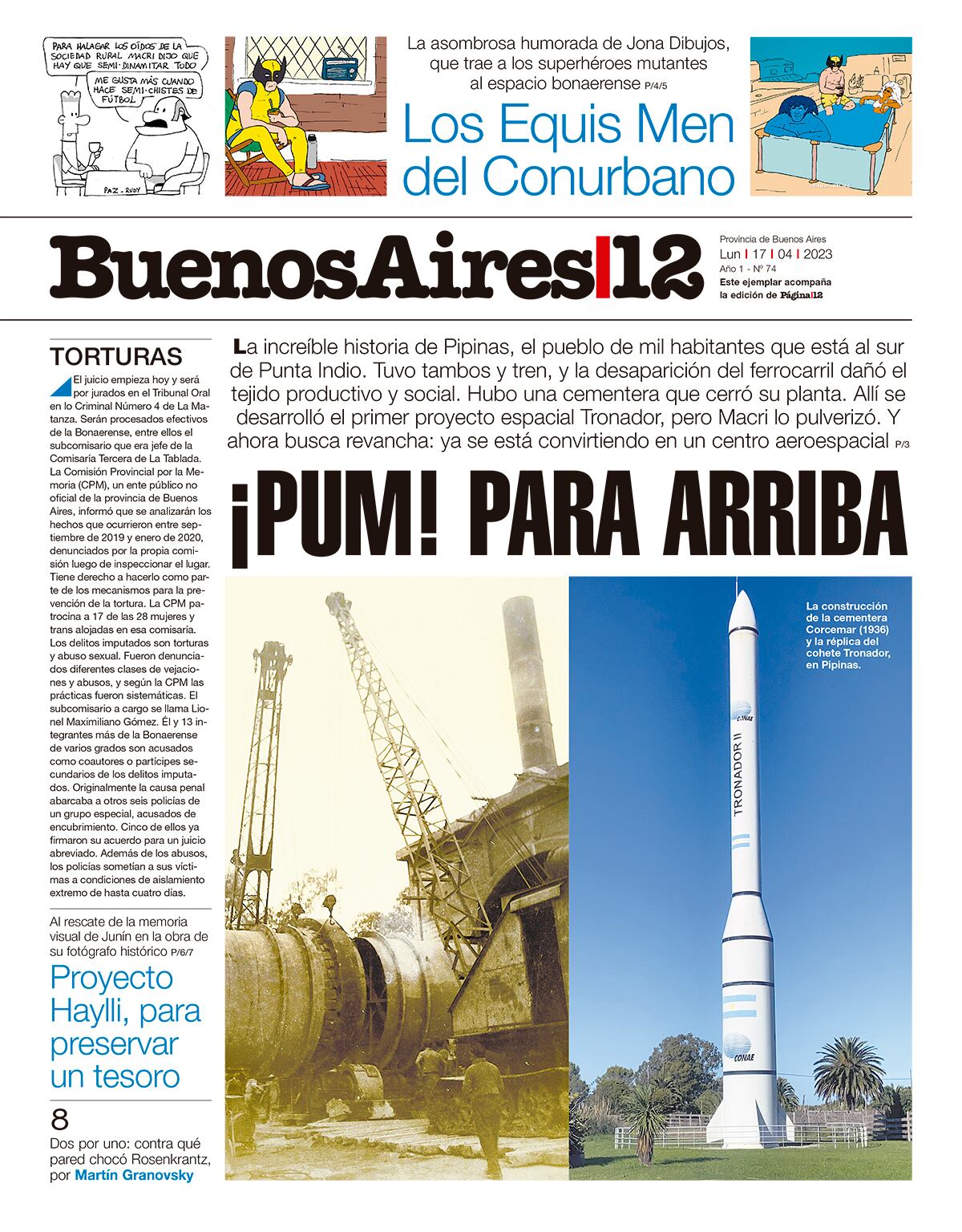 ¡Pum! para arriba - 16/04/2023