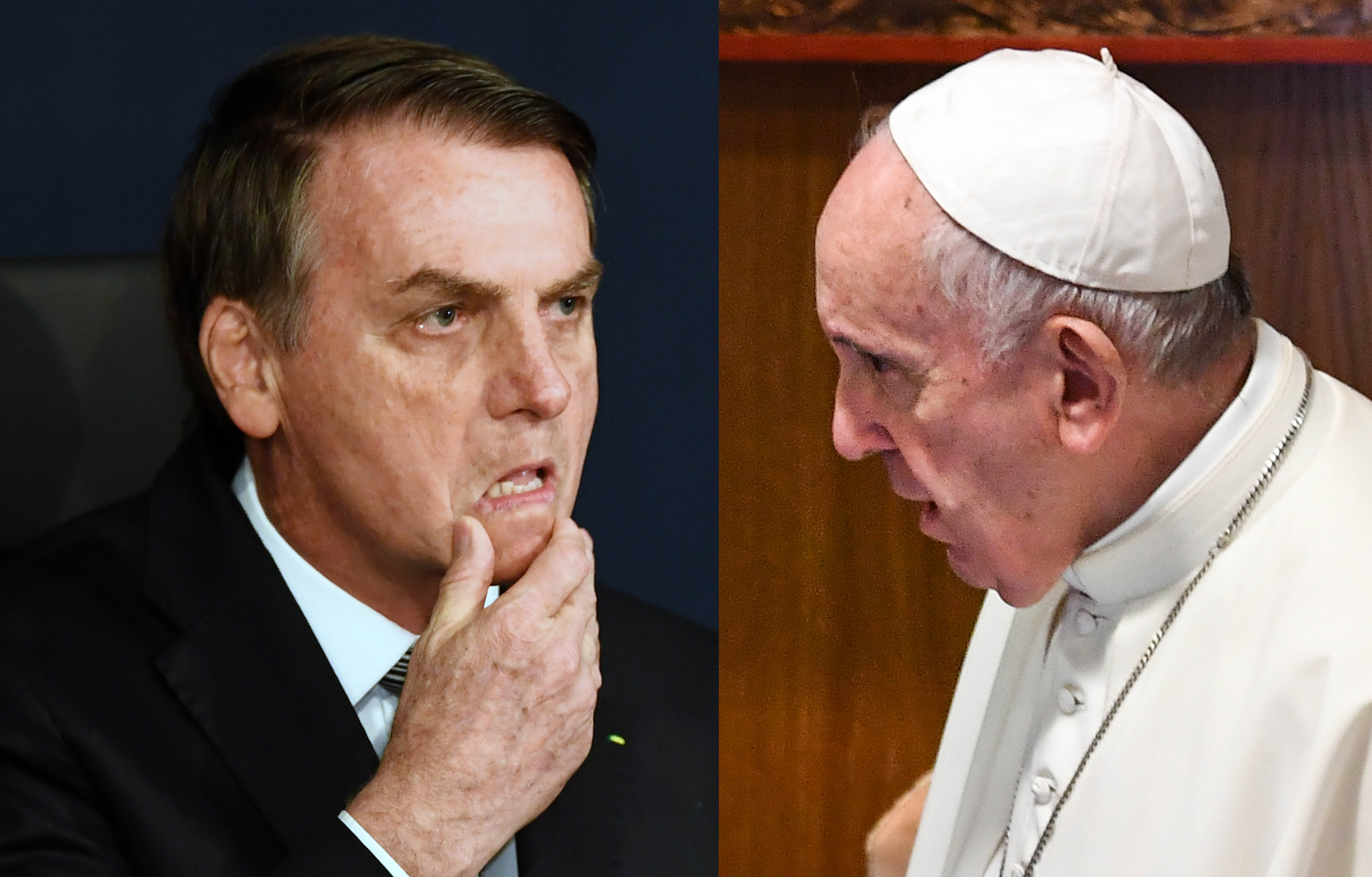 Catequistas, indígenas, campesinos sin tierra serían parte de la conspiración del Papa, según Bolsonaro.