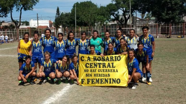 Las jugadoras de Rosario Central.
